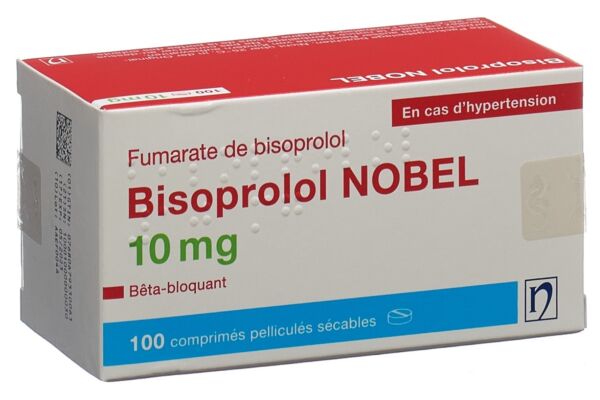 Bisoprolol NOBEL Filmtabl 10 mg 100 Stk