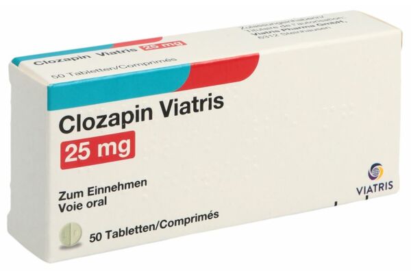 Clozapin Viatris Tabl 25 mg 50 Stk