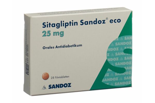 Sitagliptin Sandoz eco Filmtabl 25 mg 28 Stk