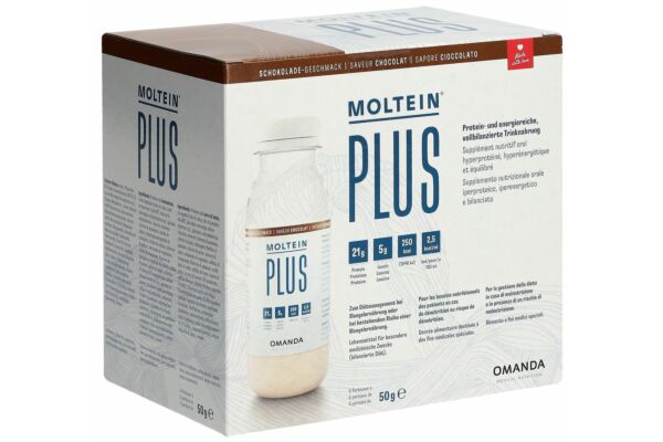 Moltein PLUS 2.5 Schokolade 6 Fl 50 g