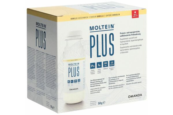 Moltein PLUS 2.5 Vanille 6 Fl 50 g