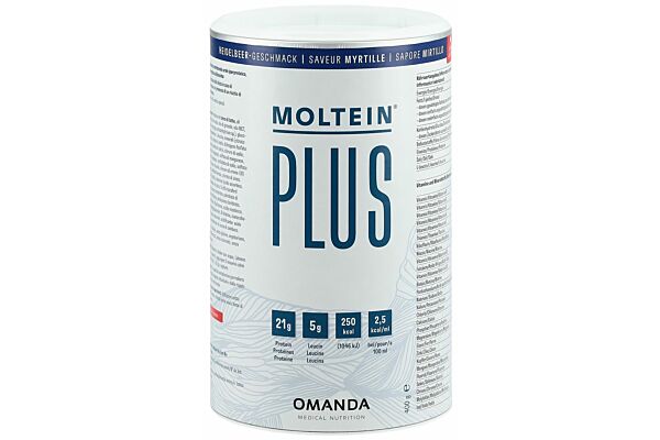 Moltein PLUS 2.5 Heidelbeere Ds 400 g