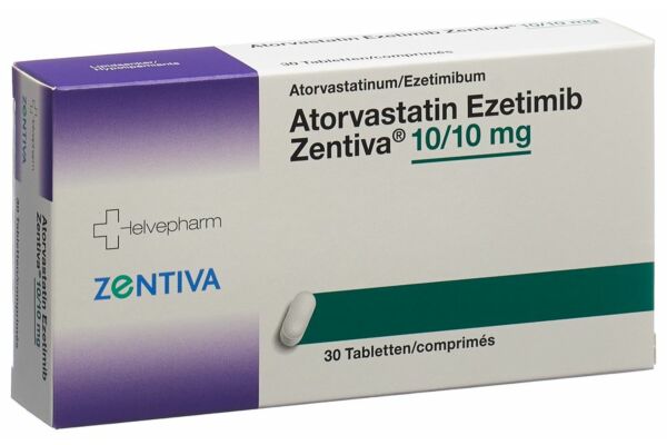 Atorvastatin Ezetimib Zentiva cpr 10 mg/10 mg 30 pce