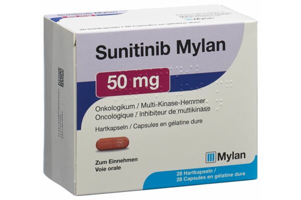 Sunitinib Mylan Kaps 50 mg 28 Stk