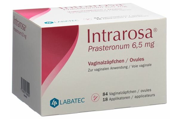 Intrarosa Vag Supp 6.5 mg mit Applikatoren 84 Stk