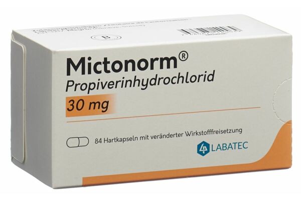 Mictonorm Ret Kaps 30 mg 84 Stk