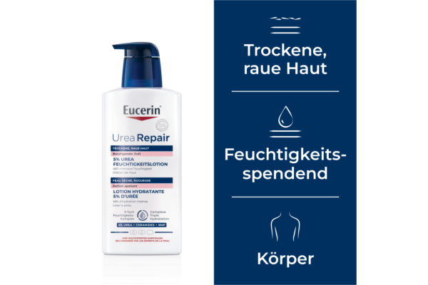 Eucerin UreaRepair PLUS Lot 5 % Urea mit Duft Fl 400 ml