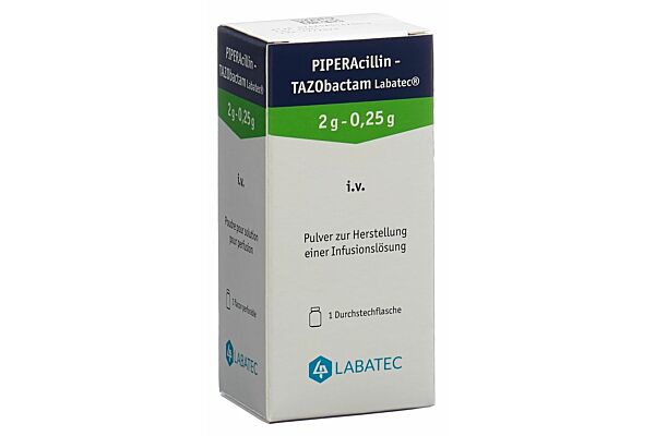 Piperacillin-Tazobactam Labatec Trockensub 2.25 g Durchstf