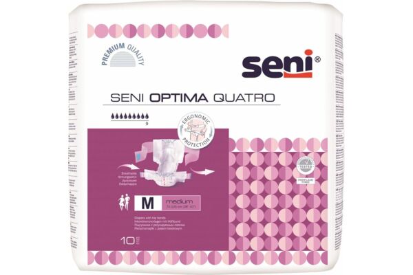 Seni Optima Quatro M sach 10 pce