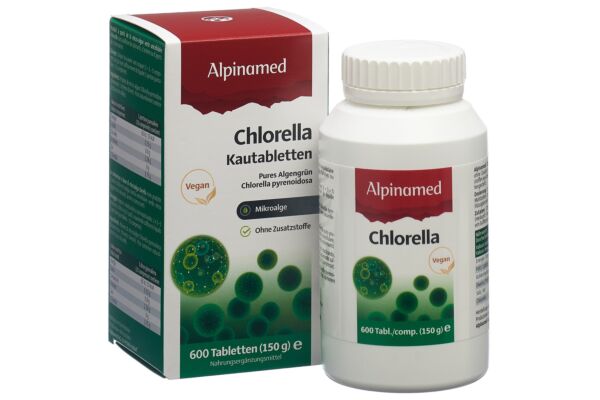 ALPINAMED Chlorella cpr 250 mg bte 600 pce