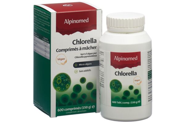 ALPINAMED Chlorella cpr 250 mg bte 600 pce