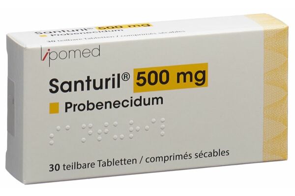 Santuril Tabl 500 mg 30 Stk