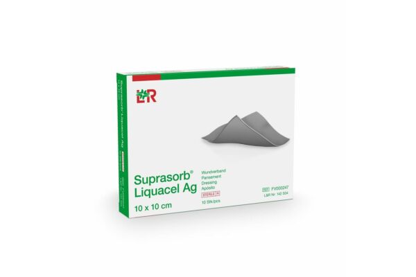 Suprasorb Liquacel Ag 10x10cm 10 Stk