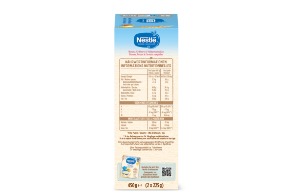 Nestlé Milchbrei Banane Erdbeere & Vollkorncerealien 8 Monate 450 g