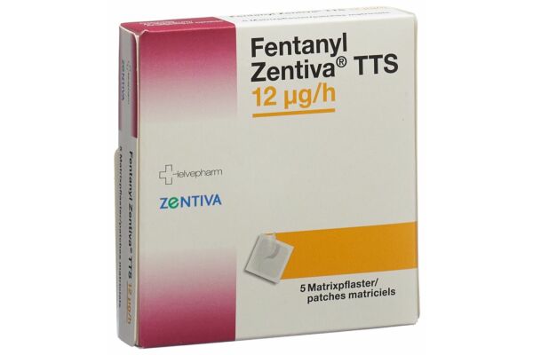 Fentanyl Zentiva TTS patch mat 12 mcg/h 5 pce