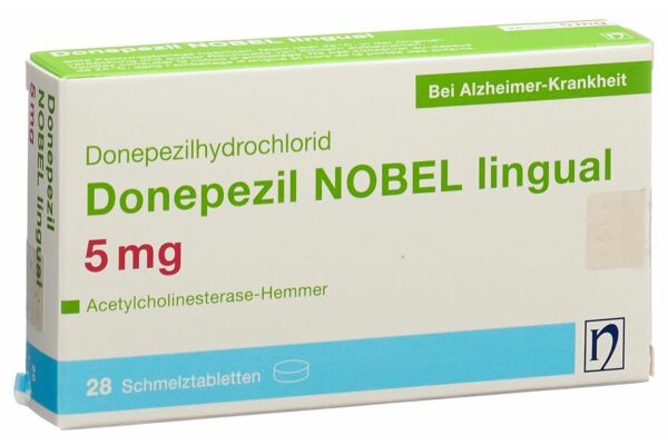 Donepezil NOBEL lingual Schmelztabl 5 mg 28 Stk