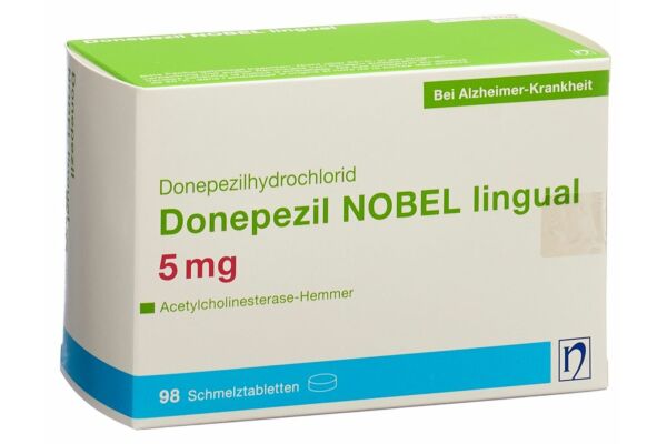 Donepezil NOBEL lingual cpr orodisp 5 mg 98 pce