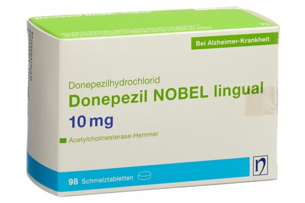 Donepezil NOBEL lingual cpr orodisp 10 mg 98 pce