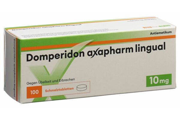 Dompéridone axapharm lingual cpr orodisp 10 mg 100 pce