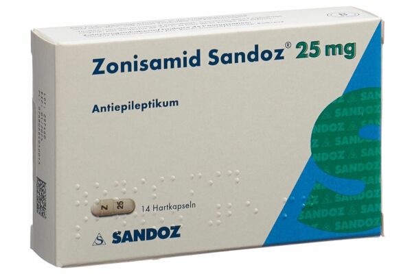 Zonisamid Sandoz Kaps 25 mg 14 Stk