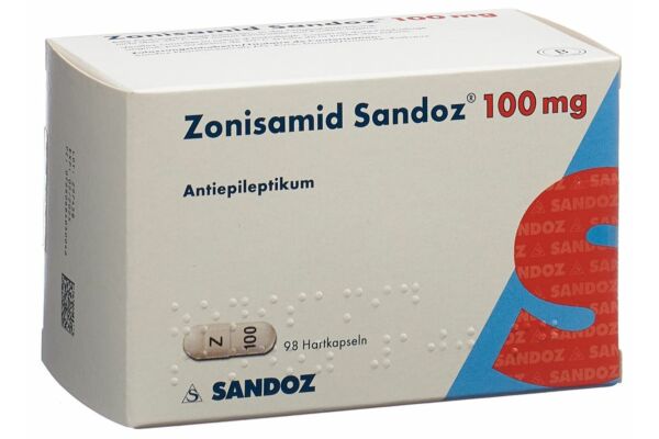 Zonisamide Sandoz caps 100 mg 98 pce