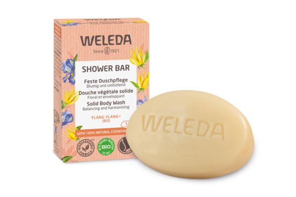 Weleda douche végétale solide ylang ylang iris 75 g