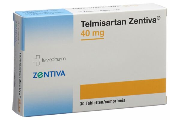 Telmisartan Zentiva Tabl 40 mg 30 Stk