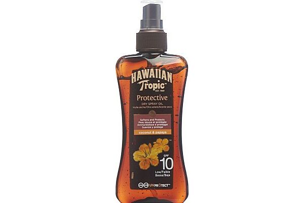 Hawaiian Tropic hulie solaire dry spray IP10 200 ml