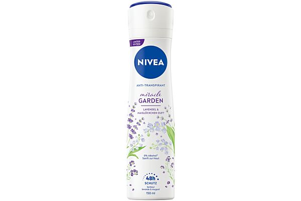 Nivea Deo Miracle Garden Spray Lavendel & Maiglöcken Female Aeros Spr 150 ml