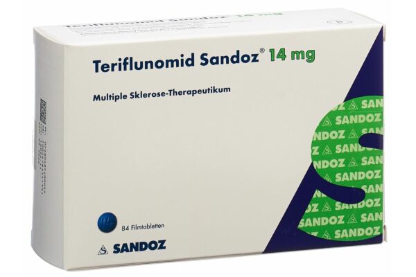 Tériflunomide Sandoz Sandoz cpr pell 14 mg 84 pce