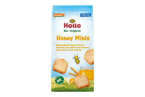 Holle Honey Minis Bio-Babyzwieback 100 g