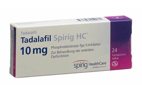 Tadalafil Spirig HC cpr pell 10 mg 24 pce