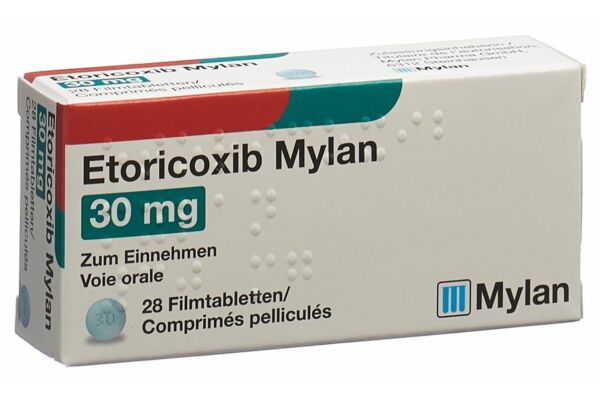 Etoricoxib Mylan cpr pell 30 mg 28 pce