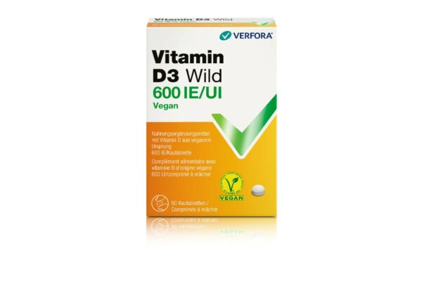 Vitamin D3 Wild Tabl 600 IE vegan 90 Stk