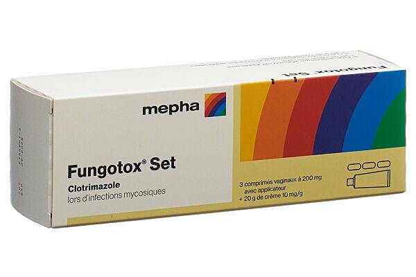 Fungotox Set 3 Vaginaltabletten und 20 g Creme