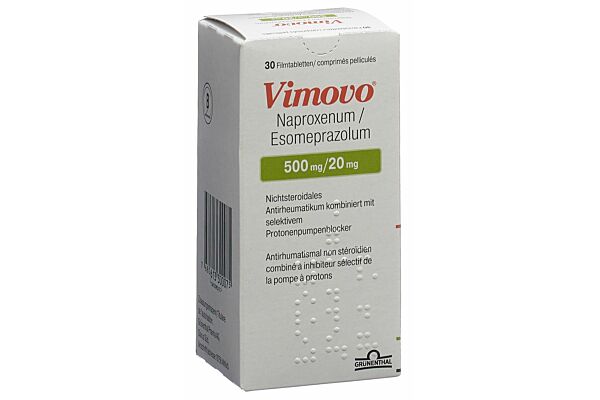 Vimovo Filmtabl 500mg/20mg Ds 30 Stk