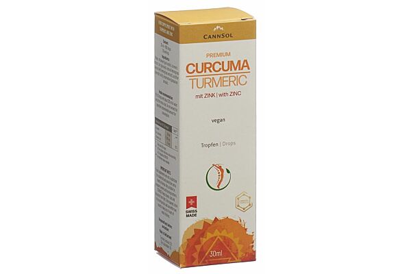 CannSol Premium Curcuma mit Zink Tropfen Pip Fl 30 ml