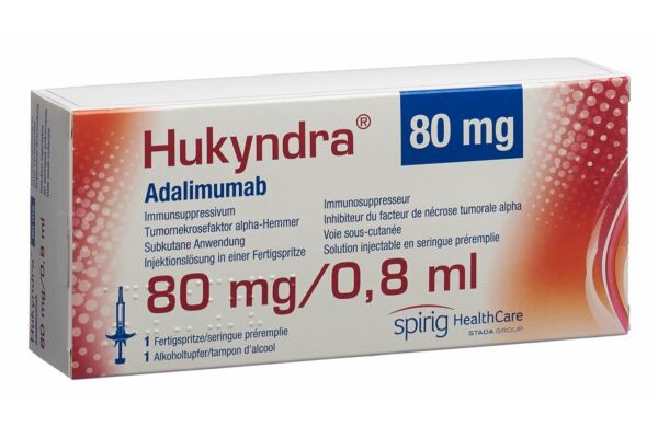 Hukyndra Inj Lös 80 mg/0.8ml Fertigspritze 0.8 ml