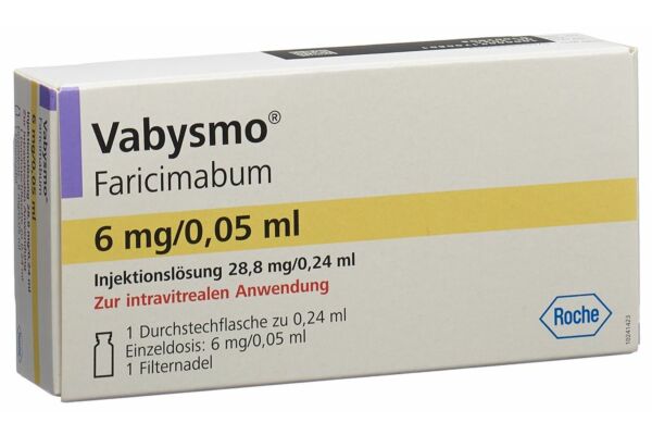 Vabysmo Inj Lös 6 mg/0.05ml Durchstf