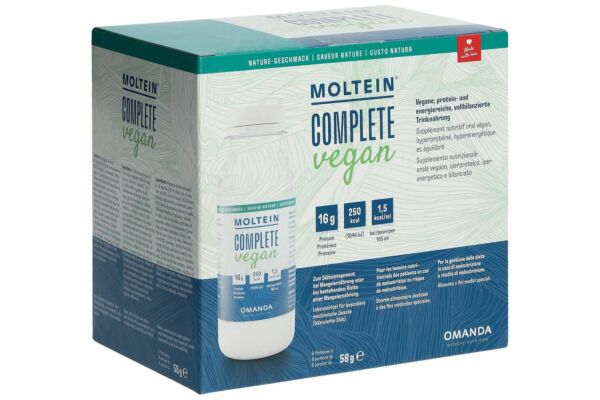 Moltein Complete Vegan Nature 6 Fl 58 g