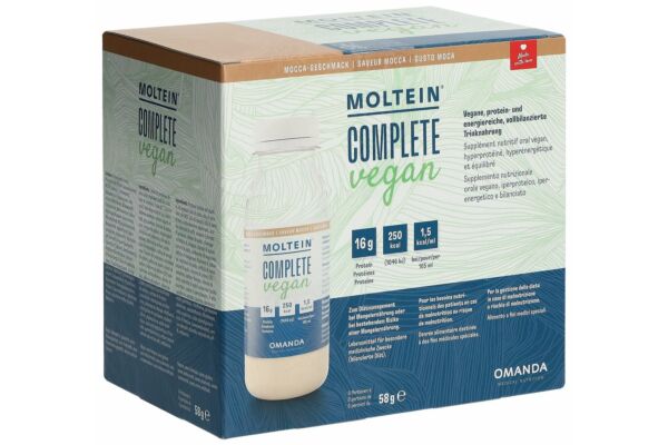 Moltein Complete Vegan Mocca 6 Fl 58 g