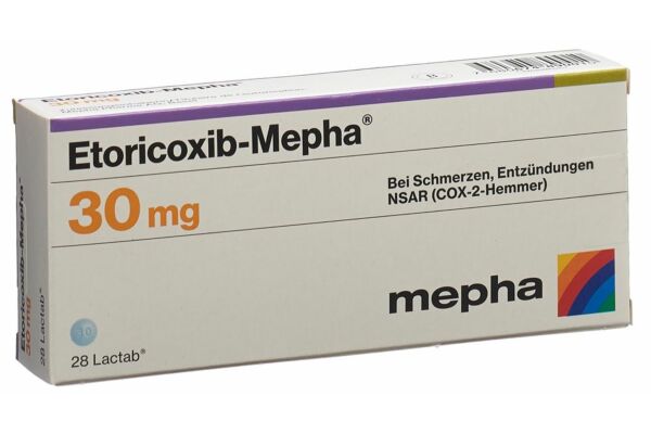 Etoricoxib-Mepha Lactab 30 mg 28 Stk