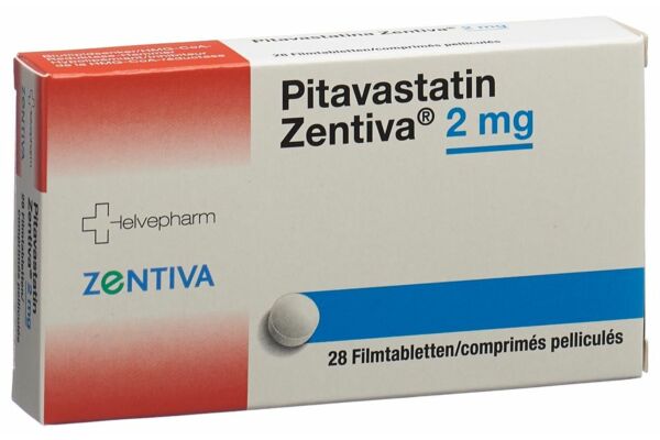 Pitavastatin Zentiva cpr pell 2 mg 28 pce