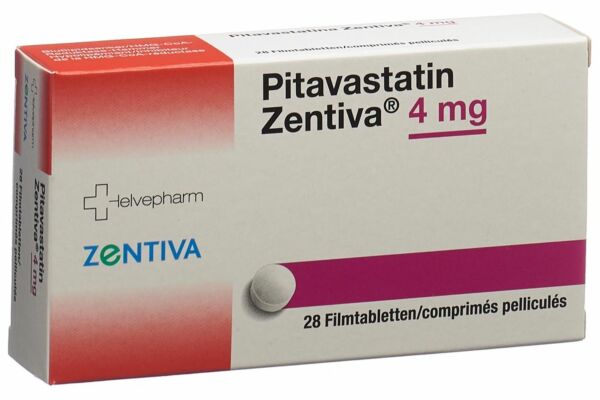 Pitavastatin Zentiva Filmtabl 4 mg 28 Stk