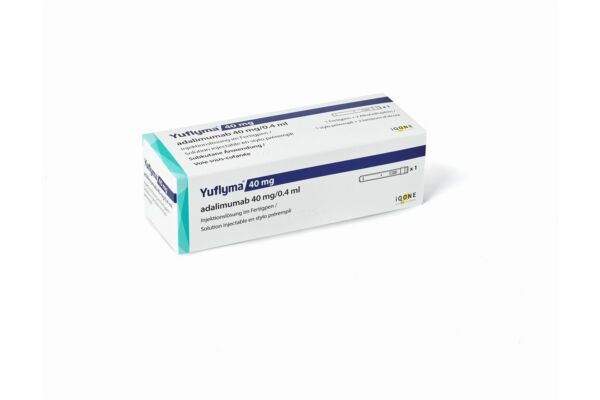 Yuflyma sol inj 40 mg/0.4ml stylo prérempli