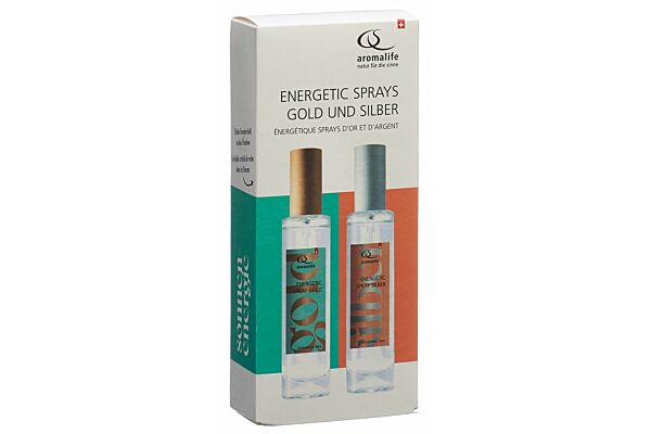 Aromalife Geschenkset Energetic Spray Gold