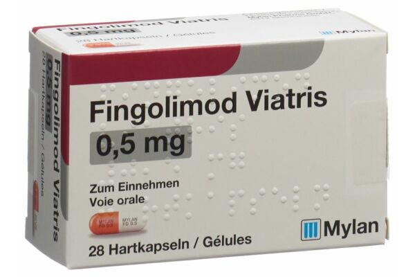 Fingolimod Viatris Kaps 0.5 mg 28 Stk