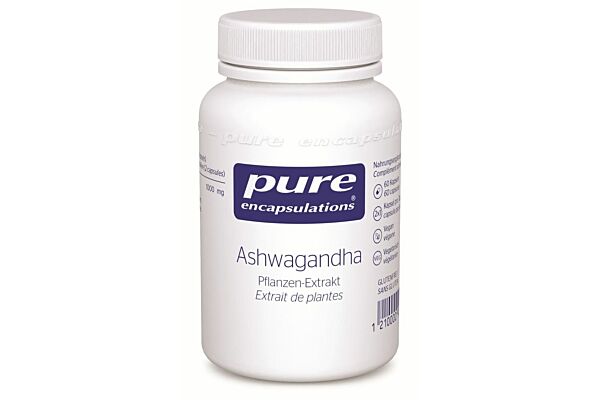 Pure Ashwagandha Kaps Ds 60 Stk