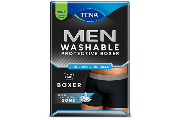 TENA Men Washable Underwear L schwarz