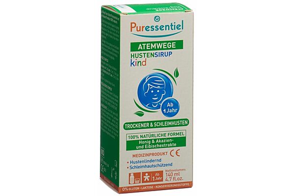 Puressentiel respiratoire sirop toux enfant fl 140 ml